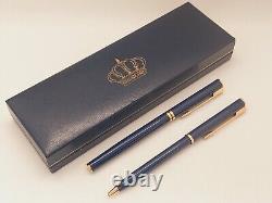 New Waterman King Hussien Gift Jordan Royal Crown Fountain & Ballpoint Pen Set