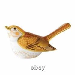 Nightingale Paperweight by Royal Crown Derby New in Box PAPBOX60655