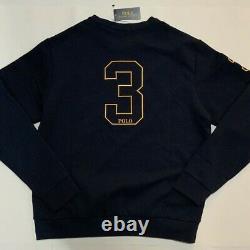 Nwt Polo Ralph Lauren Big Pony Royal Crest Crown Navy Gold Sweatshirt XL Crizzy