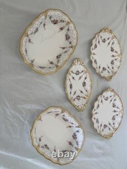 Original 129 Piece Royal crown Derby Antoinette Dinner Service