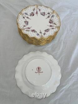 Original 129 Piece Royal crown Derby Antoinette Dinner Service