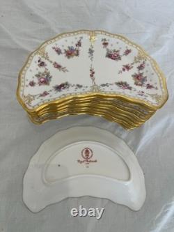 Original 129 Piece Royal crown Derby Antoinette Dinner Service