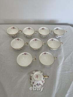 Original 129 Piece Royal crown Derby Antoinette Dinner Service