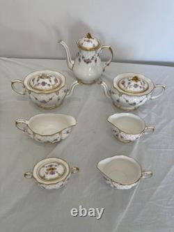 Original 129 Piece Royal crown Derby Antoinette Dinner Service