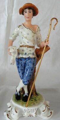 Pair Royal Crown Derby Shepherd & Shepherdess Boxed, Ltd Ed. 1 of 25