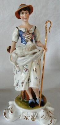 Pair Royal Crown Derby Shepherd & Shepherdess Boxed, Ltd Ed. 1 of 25