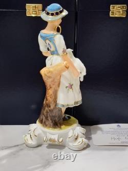 Pair Royal Crown Derby Shepherd and Shepherdess LTD Edition 10 Boxed (Read)