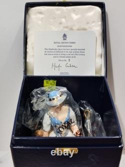 Pair Royal Crown Derby Shepherd and Shepherdess LTD Edition 10 Boxed (Read)