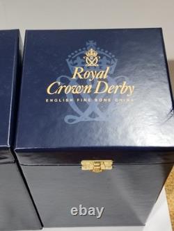 Pair Royal Crown Derby Shepherd and Shepherdess LTD Edition 10 Boxed (Read)