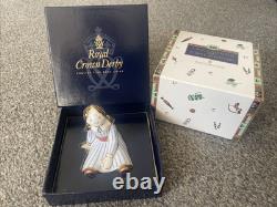 Pair of Royal Crown Derby Treasures Of Childhood Mini Rag Doll and Sailor