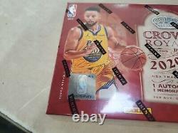 Panini Crown Royale 2020-21 Basketball Hobby Box Factory Sealed Nba Bnib