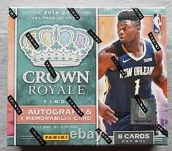 Panini Crown Royale Basketball Hobby Box NBA 2019-20
