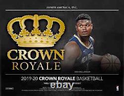 Panini Crown Royale Basketball Hobby Box NBA 2019-20