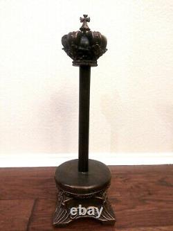 Paper Towel Holder, Kitchen Storage, Crown Royal, Old World, Fleur de Lis, New