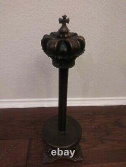 Paper Towel Holder, Kitchen Storage, Crown Royal, Old World, Fleur de Lis, New