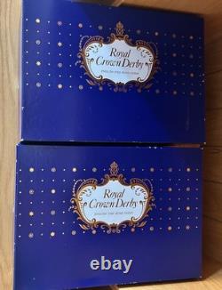 Pristine Pair Royal Crown Derby 1128 Old Imari SGB Ewers 1st Quality 1983 boxed