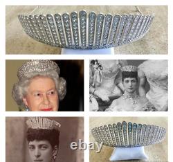 Queen Elizabeth II Tiara style Queen Alexandra Kokoshnik fringe royal crown