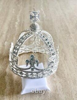 Queen Victoria small top Diamond(imitation)crown style widow royal crown tiara