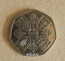 RARE 50p Coin 2022 NEW King Charles III Royal Crown Uncirculated