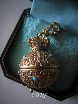 RAREST Juicy Couture Charm Royal Ball Queen Crown Orb EXTREMELY HARD TO FIND