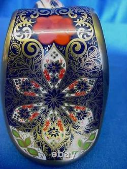 ROYAL CROWN DERBY 1128 OLD IMARI JAPAN SNAKE SERPENT PAPERWEIGHT NEW 1st QUALITY