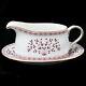 Royal Crown Derby Brittany Gravy Boat & Stand New Never Used Made In England