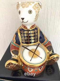 ROYAL CROWN DERBY'DRUMMER TEDDY Goviers of Sidmouth 1999
