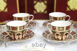 ROYAL CROWN DERBY OLD IMARI Bone China Tea Set NEW, VINTAGE UNUSED