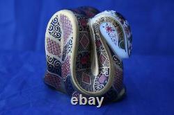 ROYAL CROWN DERBY OLD IMARI SNAKE PAPERWEIGHT BRAND NEWithBOXED