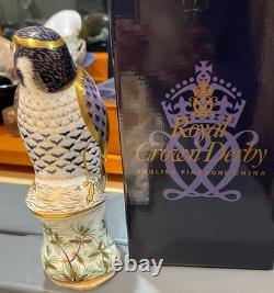ROYAL CROWN DERBY PEREGRINE FALCON PaperWeight New in the Box