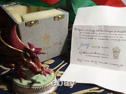 ROYAL CROWN DERBY PRINCE OF WALES INVESTITURE DRAGON JULY 1969 No. 111 of 125
