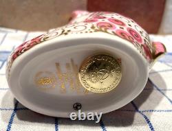 ROYAL CROWN DERBY Pink Seahorse 42/150 Limited Ed Paperweight BRAND NEW & BOXED