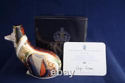 ROYAL CROWN DERBY WELSH CORGI LTD 222/500 BRAND NEWithBOXED