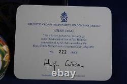 ROYAL CROWN DERBY WELSH CORGI LTD 222/500 BRAND NEWithBOXED