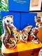 Royal Crown Derby X3 Old Imari Sgb Butterfly/seahorse/hare P/wts Mint In Box