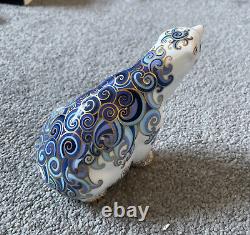 Rare Collectible Royal Crown Derby Aurora Polar Bear Limited Edition of 1500