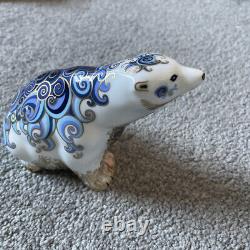 Rare Collectible Royal Crown Derby Aurora Polar Bear Limited Edition of 1500