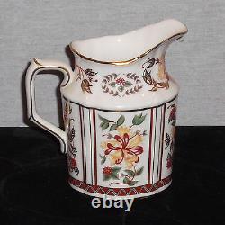 Rare! Discontinued Royal Crown Derby Honeysuckle Pattern 5 Piece Tea Set New