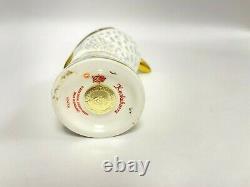 Rare Royal Crown Derby Kookaburra Paperweight Gold Stopper AVC