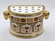 Rare Royal Crown Derby Old Imari 1128 Sgb Gold Rams Head Bough Pot Vase Mmx
