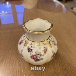 Rare Royal Crown Derby Royal Antoinette 8cm Small Vase Mint