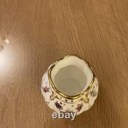 Rare Royal Crown Derby Royal Antoinette 8cm Small Vase Mint
