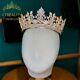Rhinestone Half Around Tiara Crown Royal Bridal Wedding Dressing Crown Accessory