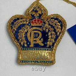 Royal Collection Trust King Charles III Coronation Crown Blue Ornament HM CR New