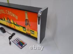 Royal Crown Cola LED Display lighted sign lightbox Wall Hanging Light