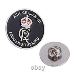 Royal Crown Coronation Lapel Pin Badge King Charles III Metal Brooch British