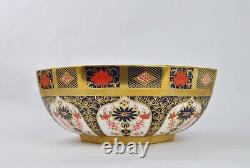 Royal Crown Derby 1128 Old Imari 8 Gold Octagonal Bowl Gift Boxed