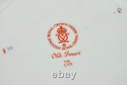 Royal Crown Derby 1128 Old Imari 8 Gold Octagonal Bowl Gift Boxed