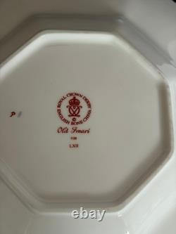 Royal Crown Derby 1128 Old Imari SGB Octagonal Plate 22.5cm wide Original Box