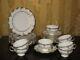 Royal Crown Derby 18 Pc Lombardy A 1127 6 Cups + 6 Saucers + 6 Cake Plates